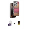 MARSİLYAN™- iPhone 16 Pro Max Kılıf Atlas Minimal Özel Seri - Siyah Buffer Cam Ekran Koruyucu + Bilvis Titan Kamera Lens - GS