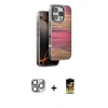 MARSİLYAN™- iPhone 16 Pro Max Kılıf Atlas Minimal Özel Seri - Siyah Buffer Cam Ekran Koruyucu + Pers Alüminyum Kamera Lens - GI
