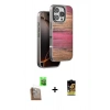MARSİLYAN™- iPhone 16 Pro Max Kılıf Atlas Minimal Özel Seri - Siyah Buffer Cam Ekran Koruyucu + Raze Metal Kamera Lens - CLTM