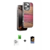 MARSİLYAN™- iPhone 16 Pro Max Kılıf Atlas Minimal Özel Seri - Siyah Buffer Hayalet Cam Ekran Koruyucu + Raze Metal Kamera Lens - BZ