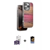 MARSİLYAN™- iPhone 16 Pro Max Kılıf Atlas Minimal Özel Seri - Siyah Buffer Hayalet Cam Ekran Koruyucu + Bilvis Titan Kamera Lens - GS