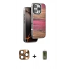 MARSİLYAN™- iPhone 16 Pro Max Kılıf Atlas Minimal Özel Seri - Siyah Joko Magic 5D Hayalet Cam + Pers Alüminyum Kamera Lens - CLTM