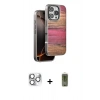 MARSİLYAN™- iPhone 16 Pro Max Kılıf Atlas Minimal Özel Seri - Siyah Joko Magic 5D Hayalet Cam + Pers Alüminyum Kamera Lens - GS