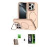 MARSİLYAN™- iPhone 16 Pro Max Kılıf Çekirdek Klasik - Şeffaf 360 Full Body Arka Koruyucu + Raze Metal Kamera Lens - CLTM