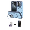 MARSİLYAN™- iPhone 16 Pro Max Kılıf Çekirdek Klasik - Siyah 3D Antistatik Hayalet Cam Ekran Koruyucu + Bilvis Titan Kamera Lens - TMGI