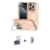 MARSİLYAN™- iPhone 16 Pro Max Kılıf Çekirdek Klasik - Siyah Bilvis 3D Cam Ekran Koruyucu + Siyah Bilvis Titan Kamera Lens