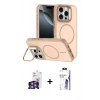 MARSİLYAN™- iPhone 16 Pro Max Kılıf Çekirdek Klasik - Siyah Bilvis 3X AR HD Cam Ekran Koruyucu + Bilvis Titan Kamera Lens - GS