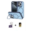MARSİLYAN™- iPhone 16 Pro Max Kılıf Çekirdek Klasik - Siyah Buffer Cam Ekran Koruyucu + Bilvis Titan Kamera Lens - GS