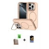 MARSİLYAN™- iPhone 16 Pro Max Kılıf Çekirdek Klasik - Siyah Buffer Hayalet Cam Ekran Koruyucu + Raze Metal Kamera Lens - CLTM