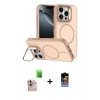 MARSİLYAN™- iPhone 16 Pro Max Kılıf Çekirdek Klasik - Siyah Buffer Hayalet Cam Ekran Koruyucu + Raze Metal Kamera Lens - NLGY