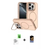 MARSİLYAN™- iPhone 16 Pro Max Kılıf Çekirdek Klasik - Siyah Buffer Hayalet Cam Ekran Koruyucu + Raze Metal Kamera Lens - BZ