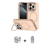 MARSİLYAN™- iPhone 16 Pro Max Kılıf Çekirdek Klasik - Siyah Joko Magic 5D Cam + Pers Alüminyum Kamera Lens - GS