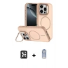 MARSİLYAN™- iPhone 16 Pro Max Kılıf Çekirdek Klasik - Siyah Joko Magic 5D Cam + Siyah PVD Metal Kamera Lens