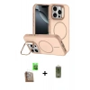 MARSİLYAN™- iPhone 16 Pro Max Kılıf Çekirdek Klasik - Siyah Joko Magic 5D Hayalet Cam + Raze Metal Kamera Lens - CLTM