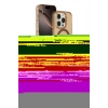 MARSİLYAN™- iPhone 16 Pro Max Kılıf Doruk Doku Özel Seri - Şeffaf Pasifik Cam Ekran Koruyucu + PVD Metal Kamera Lens - GS