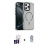 MARSİLYAN™- iPhone 16 Pro Max Kılıf Doruk Form Serisi - Siyah Joko Magic 5D Cam + Bilvis Titan Kamera Lens - GS