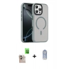 MARSİLYAN™- iPhone 16 Pro Max Kılıf Doruk Form Serisi - Siyah Joko Magic 5D Cam + Raze Metal Kamera Lens - NLGY