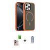 MARSİLYAN™- iPhone 16 Pro Max Kılıf Doruk Form Serisi - Siyah Joko Magic 5D Cam + Raze Metal Kamera Lens - NLGY