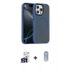 MARSİLYAN™- iPhone 16 Pro Max Kılıf Doruk Form Serisi - Siyah Joko Magic 5D Cam + Bilvis Titan Kamera Lens - TMGI