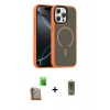 MARSİLYAN™- iPhone 16 Pro Max Kılıf Doruk Form Serisi - Siyah Joko Magic 5D Hayalet Cam + Raze Metal Kamera Lens - CLTM