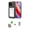 MARSİLYAN™- iPhone 16 Pro Max Kılıf Doruk Klasik Koleksiyonu - Siyah Joko Magic 5D Cam + Raze Metal Kamera Lens - CLTM