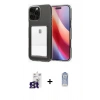 MARSİLYAN™- iPhone 16 Pro Max Kılıf Doruk Klasik Koleksiyonu - Siyah Joko Magic 5D Cam + Bilvis Titan Kamera Lens - TMGI