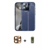 MARSİLYAN™- iPhone 16 Pro Max Kılıf Doruk Klasik Özel Seri - Siyah Joko Magic 5D Hayalet Cam + Pers Alüminyum Kamera Lens - CLTM