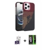 MARSİLYAN™- iPhone 16 Pro Max Kılıf Doruk Serisi - Şeffaf 360 Full Body Arka Koruyucu + Bilvis Titan Kamera Lens - TMGI
