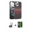 MARSİLYAN™- iPhone 16 Pro Max Kılıf Doruk Serisi - Şeffaf 360 Full Body Arka Koruyucu + Bilvis Titan Kamera Lens - TMGI
