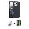 MARSİLYAN™- iPhone 16 Pro Max Kılıf Doruk Serisi - Şeffaf 360 Full Body Arka Koruyucu + Bilvis Titan Kamera Lens - TMGI