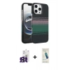 MARSİLYAN™- iPhone 16 Pro Max Kılıf Doruk Serisi - Şeffaf Pasifik Cam Ekran Koruyucu + Bilvis Titan Kamera Lens - SH