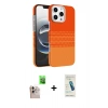 MARSİLYAN™- iPhone 16 Pro Max Kılıf Doruk Serisi - Şeffaf Pasifik Cam Ekran Koruyucu + Raze Metal Kamera Lens - NLGY
