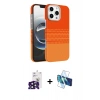 MARSİLYAN™- iPhone 16 Pro Max Kılıf Doruk Serisi - Siyah 3D Antistatik Seramik Nano Ekran Koruyucu + Bilvis Titan Kamera Lens - SH