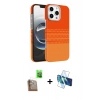 MARSİLYAN™- iPhone 16 Pro Max Kılıf Doruk Serisi - Siyah 3D Antistatik Seramik Nano Ekran Koruyucu + Raze Metal Kamera Lens - CLTM