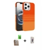 MARSİLYAN™- iPhone 16 Pro Max Kılıf Doruk Serisi - Siyah Bilvis 3D Cam Ekran Koruyucu + Raze Metal Kamera Lens - CLTM