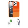 MARSİLYAN™- iPhone 16 Pro Max Kılıf Doruk Serisi - Siyah Bilvis 3X AR Hayalet Cam Ekran Koruyucu + Raze Metal Kamera Lens - BZ