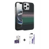 MARSİLYAN™- iPhone 16 Pro Max Kılıf Doruk Serisi - Siyah Bilvis 3X AR HD Cam Ekran Koruyucu + Bilvis Titan Kamera Lens - TMGI