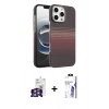 MARSİLYAN™- iPhone 16 Pro Max Kılıf Doruk Serisi - Siyah Bilvis 3X AR HD Cam Ekran Koruyucu + Bilvis Titan Kamera Lens - GS