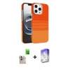 MARSİLYAN™- iPhone 16 Pro Max Kılıf Doruk Serisi - Siyah Bilvis 5in1 3D Magic Cam Ekran Koruyucu + Raze Metal Kamera Lens - NLGY