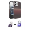 MARSİLYAN™- iPhone 16 Pro Max Kılıf Doruk Serisi - Siyah Bilvis 5in1 5D Magic Hayalet Cam Ekran Koruyucu + Bilvis Titan Kamera Lens - GS