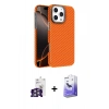 MARSİLYAN™- iPhone 16 Pro Max Kılıf Doruk Serisi - Siyah Bilvis 5in1 5D Magic Hayalet Cam Ekran Koruyucu + Bilvis Titan Kamera Lens - GS