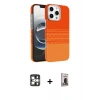 MARSİLYAN™- iPhone 16 Pro Max Kılıf Doruk Serisi - Siyah Bilvis Hayalet Cam Ekran Koruyucu + PVD Metal Kamera Lens - GS