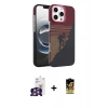 MARSİLYAN™- iPhone 16 Pro Max Kılıf Doruk Serisi - Siyah Buffer Cam Ekran Koruyucu + Bilvis Titan Kamera Lens - GS