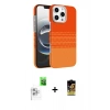 MARSİLYAN™- iPhone 16 Pro Max Kılıf Doruk Serisi - Siyah Buffer Cam Ekran Koruyucu + Raze Metal Kamera Lens - BZ