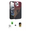 MARSİLYAN™- iPhone 16 Pro Max Kılıf Doruk Serisi - Siyah Buffer Cam Ekran Koruyucu + Raze Metal Kamera Lens - BZ