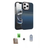 MARSİLYAN™- iPhone 16 Pro Max Kılıf Doruk Serisi - Siyah Joko Magic 5D Cam + Raze Metal Kamera Lens - CLTM