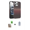 MARSİLYAN™- iPhone 16 Pro Max Kılıf Doruk Serisi - Siyah Joko Magic 5D Cam + Raze Metal Kamera Lens - CLTM