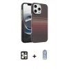 MARSİLYAN™- iPhone 16 Pro Max Kılıf Doruk Serisi - Siyah Joko Magic 5D Cam + PVD Metal Kamera Lens - GD