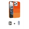 MARSİLYAN™- iPhone 16 Pro Max Kılıf Doruk Serisi - Siyah Joko Magic 5D Cam + PVD Metal Kamera Lens - GD