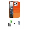 MARSİLYAN™- iPhone 16 Pro Max Kılıf Doruk Serisi - Siyah Joko Magic 5D Cam + Raze Metal Kamera Lens - SH